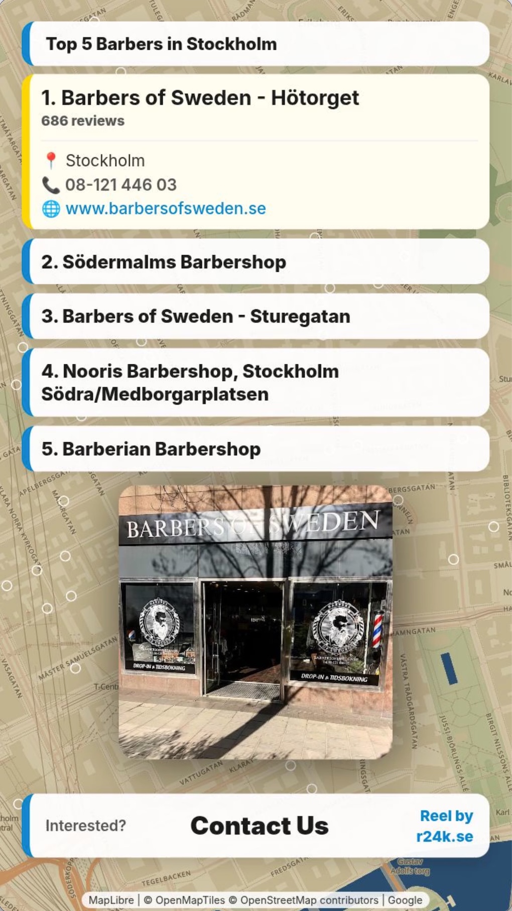 Top 5 Barbers in Stockholm
